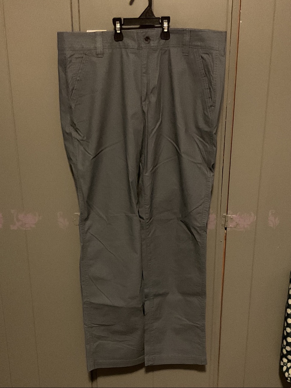 Eddie Bauer Straight-Leg Pants in steely blue Gray